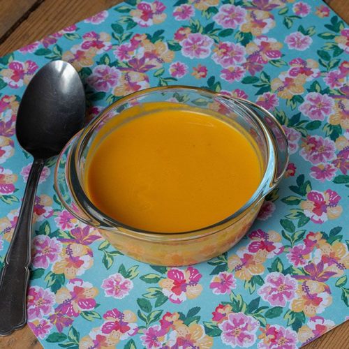 Velouté douceur patates douces, carottes et poireaux (au Thermomix ou sans)