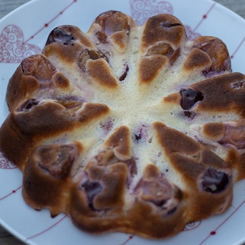 Gâteau aux quetsches et au Skyr