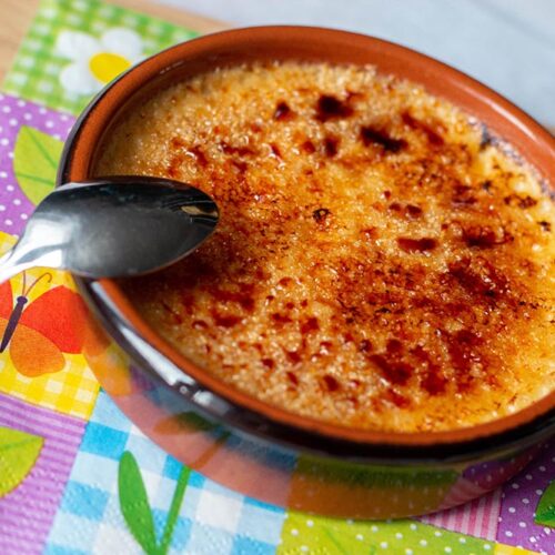 Crèmes brûlées à la confiture de lait