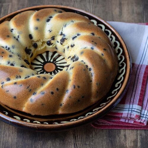 Gâteau du matin citron chocolat moule couronne torsadé Demarle Flexipan