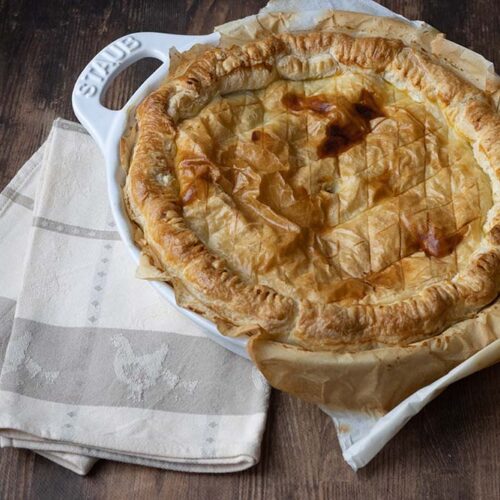 Flamiche aux poireaux (recette de Laurent Mariotte)