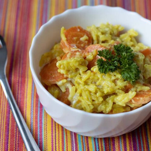 Riz aux carottes et aux épices (au Cookeo ou sans)