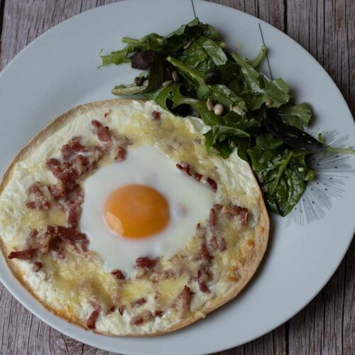 Wraps façon carbonara