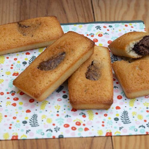 Petits moelleux au Nutella mini cakes Demarle Flexipan
