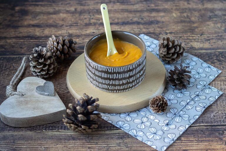 Velouté Potiron Patate Douce Lait De Coco