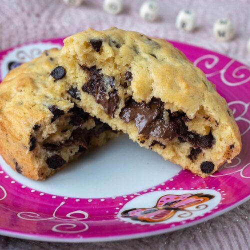 Cookies géants cœurs coulants grands ronds Demarle Flexipan