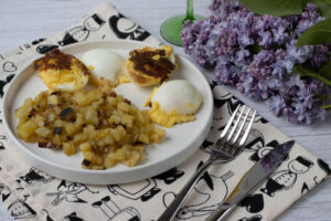 Latzrumi eier (oeufs à l'envers) recette alsacienne Alsace