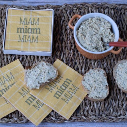 Rillettes de poulet aux cornichons idée recette pour l'apéro apéritif