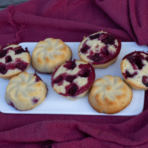 Visitandines aux framboises petites marguerites Demarle Flexipan