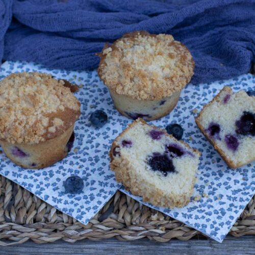 Muffins aux myrtilles de Pierre Hermé